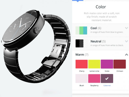 Moto Maker：個(gè)性化定制你的Moto360