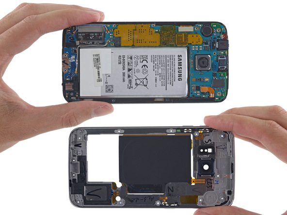 Galaxy S6 Edge拆解：膠水用太多 維修難