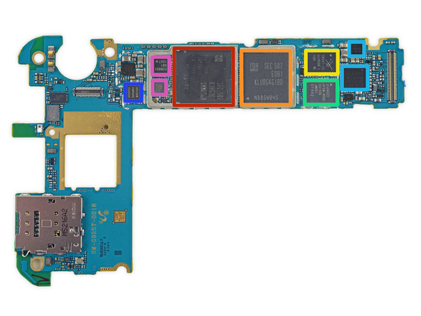 Galaxy S6 Edge拆解：膠水用太多 維修難