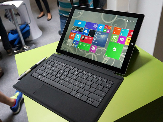 Surface Pro 3新增i7基本款，內(nèi)置存儲(chǔ)128G