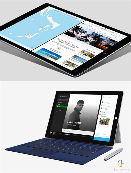 全面抄襲or超越？iPad Pro對(duì)比Surface Pro 3