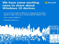 微軟紐約發(fā)布會(huì)前夕 驚喜不斷被曝光