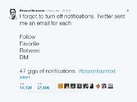 斯諾登有多火？Twitter的郵件已達(dá)47GB
