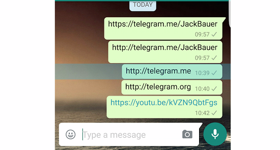 受Telegram競爭威脅 WhatsApp屏蔽其鏈接訪問