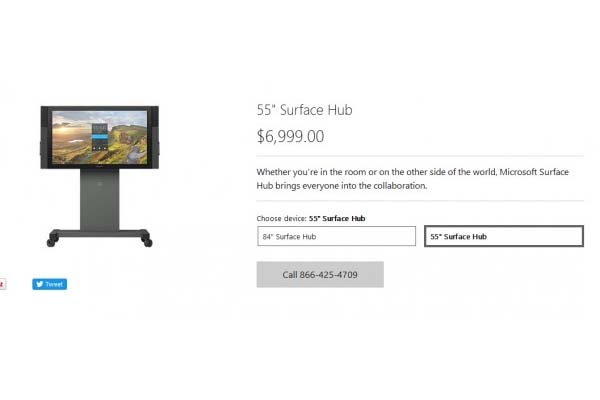 真是醉了！盛傳Surface Hub漲價(jià)00！