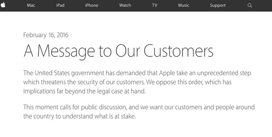 若蘋果不和美國政府開撕，那你我的iPhone都不安全