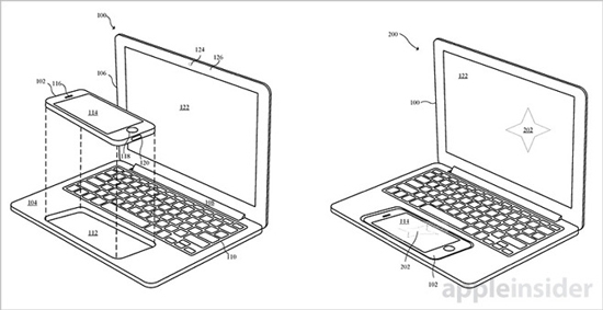 腦洞大開！蘋果新專利能把iPhone瞬間變筆記本