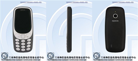 竟然搭載YunOS？諾基亞3310 4G版現(xiàn)身工信部