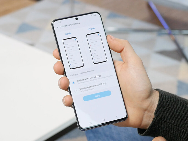 三星S20 Ultra的120Hz屏耗電如何？外媒實測告訴你